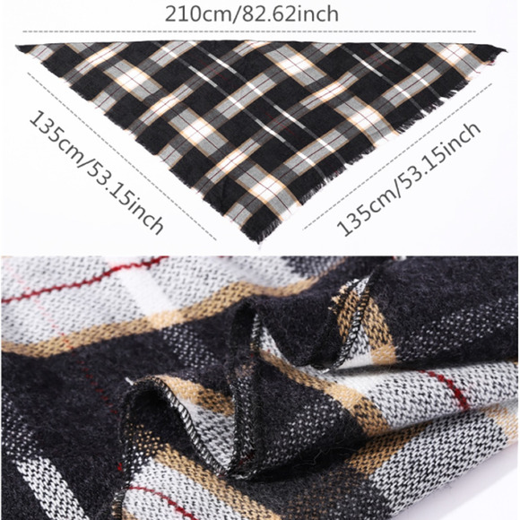 Candy Land Triangle Scarf - Picture 3 of 3